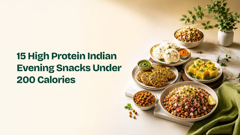 15 High Protein Indian Evening Snacks Under 200 Calories