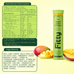 Image of 600mg Apple Cider Vinegar Fizz | Mango | Pack of 4