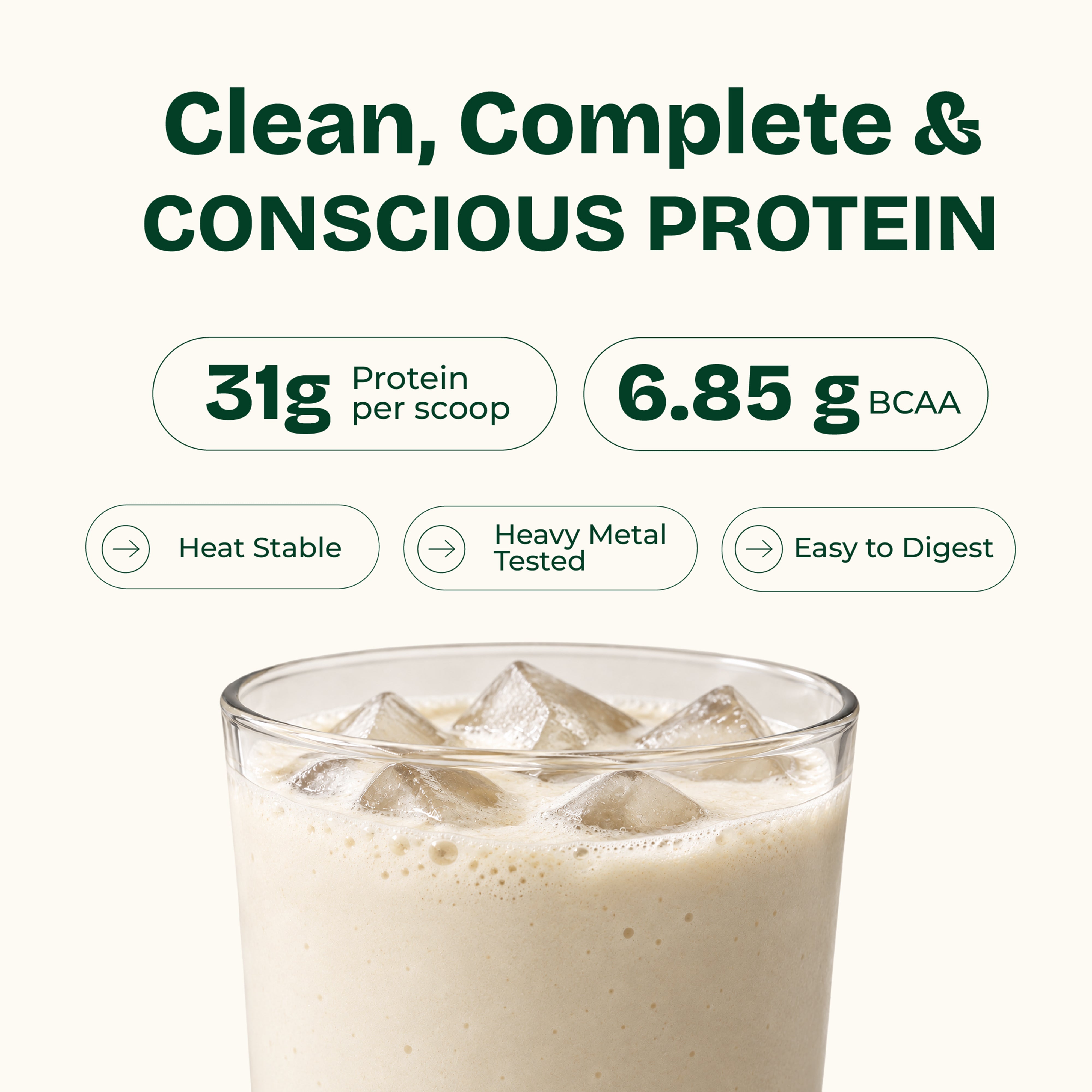 Image of Fitty Fermented Yeast Protein | 31g Protein | 7 Added Supplements | Vitamin B12, D3, K2 (100% RDA) | Unflavoured (500 g)