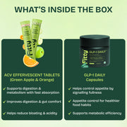 Fitty Appetite & Craving Control Combo (GLP-1 + ACV) | Celebrity-Inspired | FREE 30-Day Diet Plan
