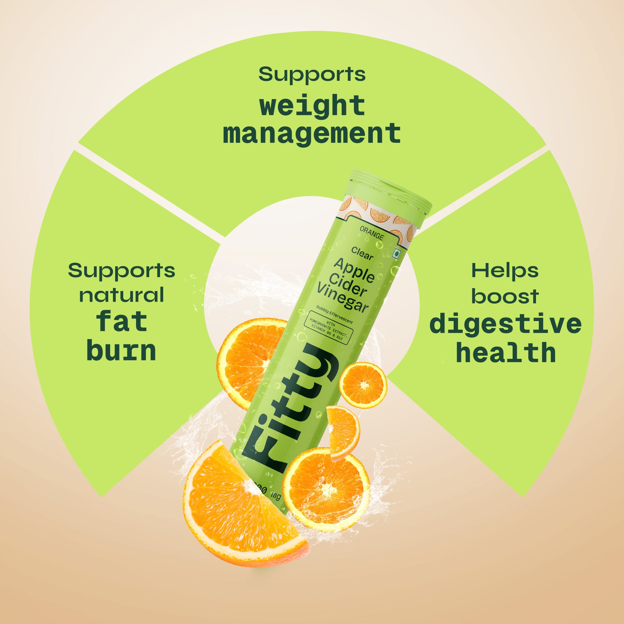 600mg Apple Cider Vinegar Fizz | Pack of 4