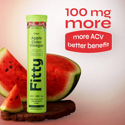 Image of 600mg Apple Cider Vinegar Fizz | Watermelon | Pack of 4