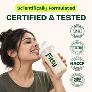 Fitty Fermented Yeast Protein | 31g Protein | 7 Added Supplements | Vitamin B12, D3, K2 (100% RDA) | Unflavoured (500 g)