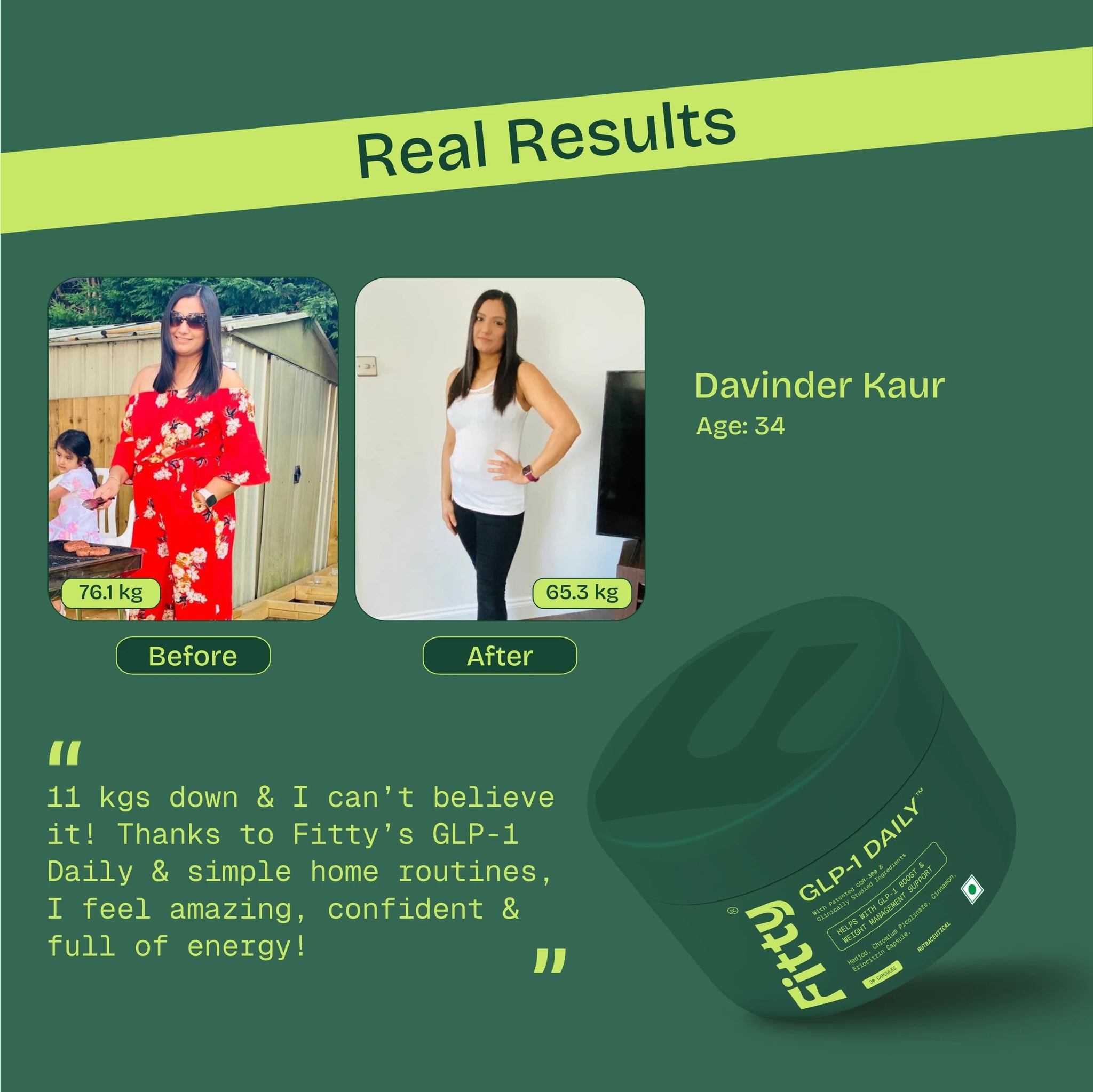 GLP-1 DAILY™ | Celebrity Weight loss Formula | Clinically Tested