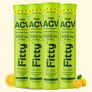 2000mg Apple Cider Vinegar Fizz | Pack of 4 | FREE 1-month Diet Plan