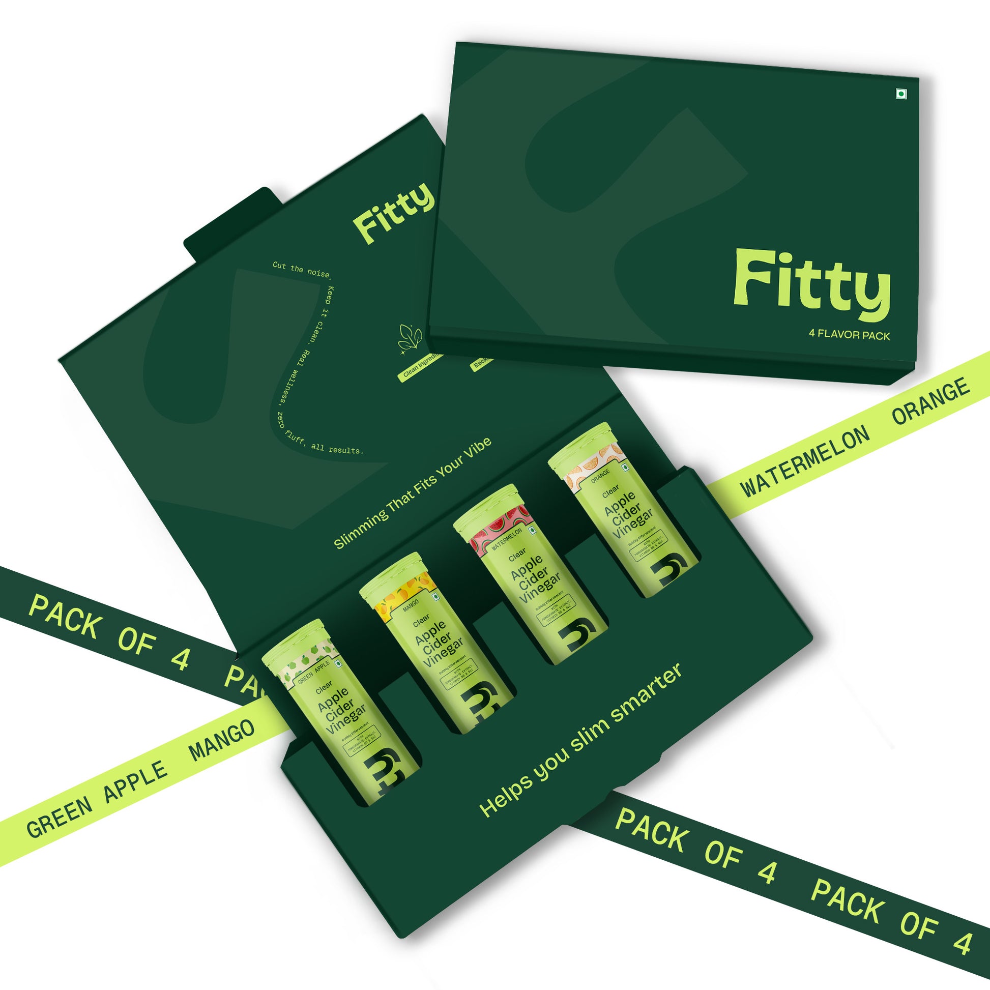 600mg Apple Cider Vinegar Fizz | Pack of 4