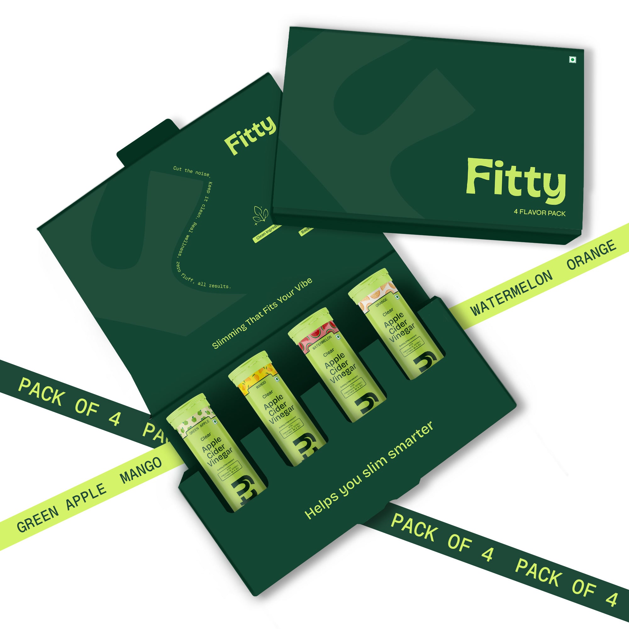 600mg Apple Cider Vinegar Fizz | Pack of 4