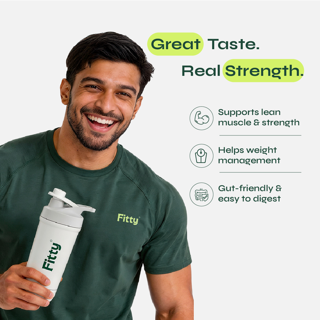 Fitty Fermented Yeast Protein for Weight Loss | 25g Protein | Chocolate (500 g)