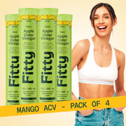600mg Apple Cider Vinegar Fizz | Pack of 4 | FREE 1-month Diet Plan