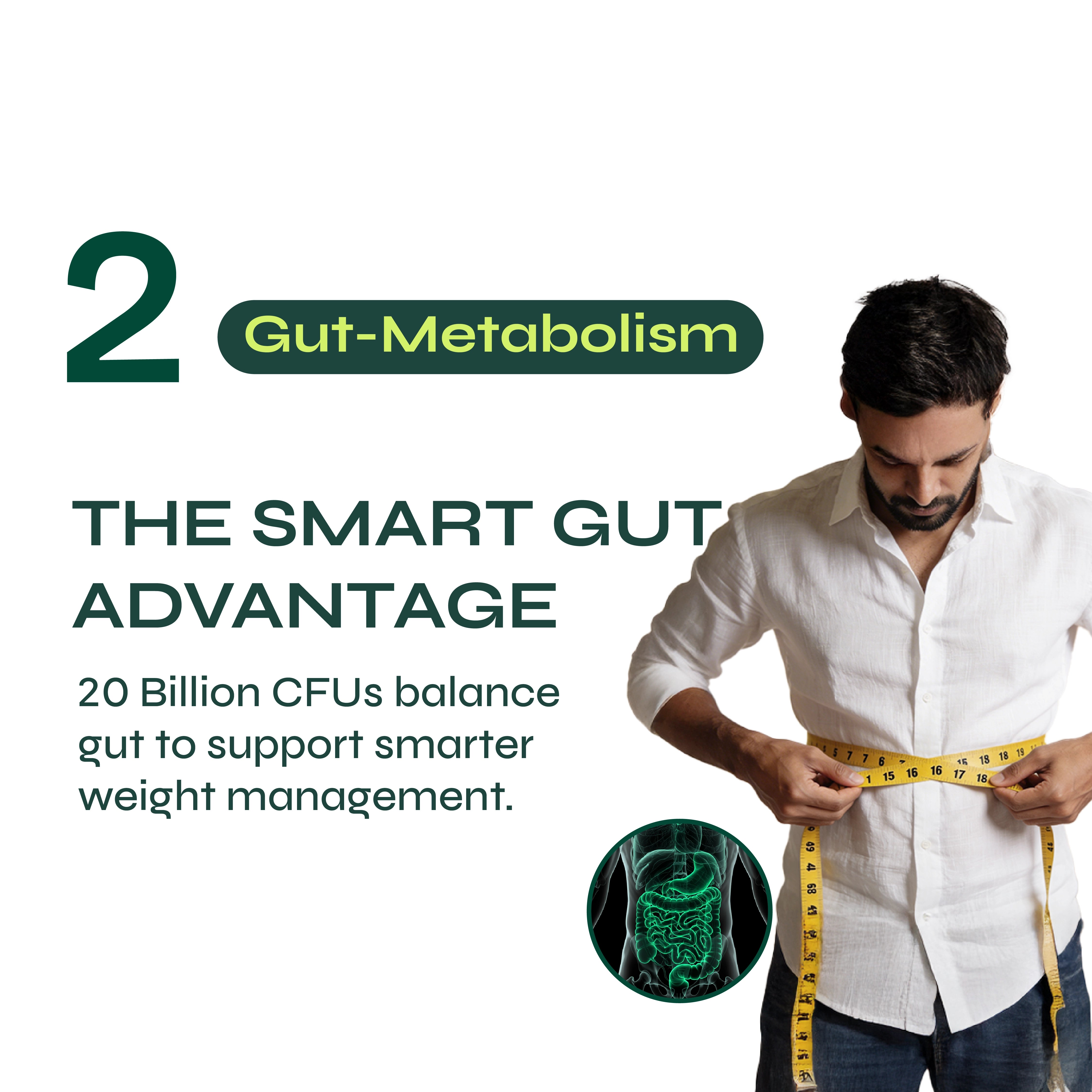 Image of Fitty Metabolic Daily Prebiotic & Probiotic - Gut Health, Metabolism & Weight Management | 15 Sachets | FREE 1-month Diet Plan