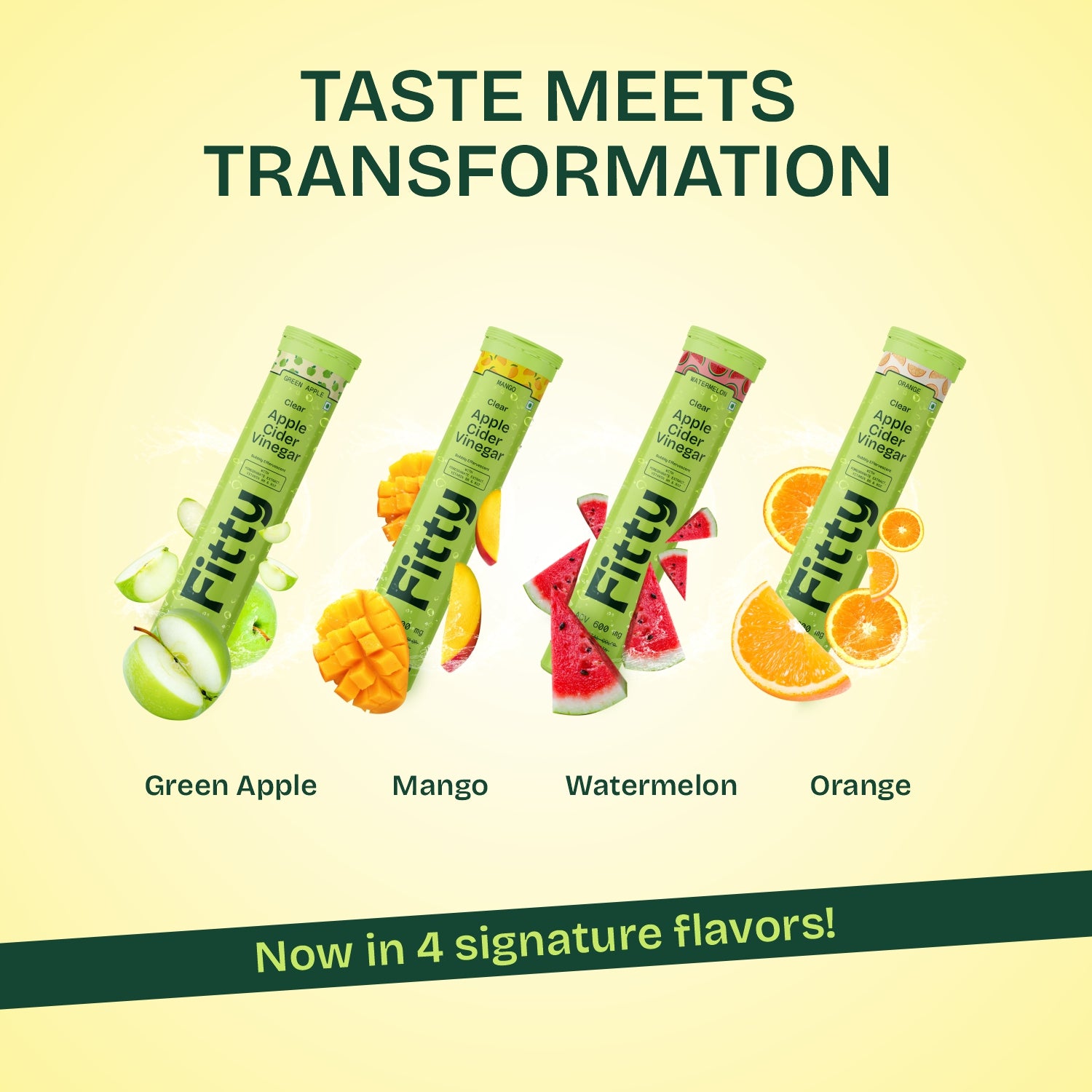 600mg Apple Cider Vinegar Fizz | Pack of 4