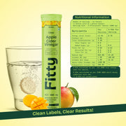 600mg Apple Cider Vinegar Fizz | Pack of 4 | FREE 1-month Diet Plan