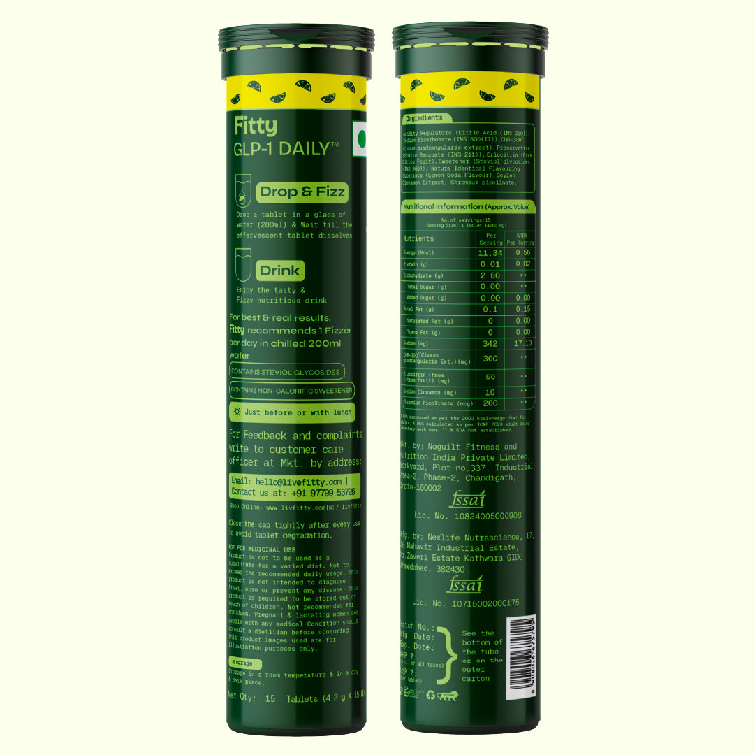 Image of GLP-1 Fizz | For Fat Reduction & Weight Loss | FREE 30 Days Diet Plan