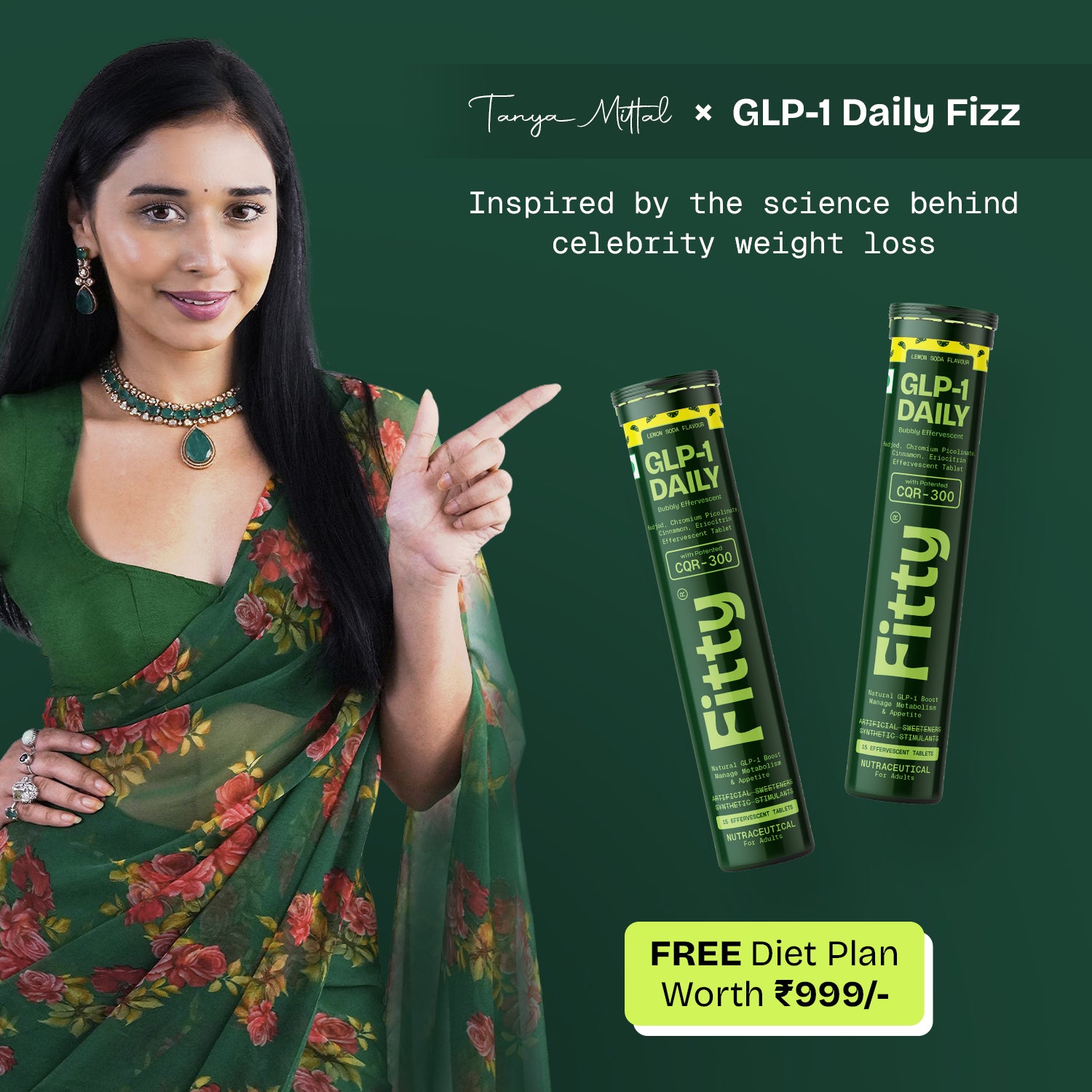 Image of GLP-1 Fizz | For Fat Reduction & Weight Loss | FREE 30 Days Diet Plan