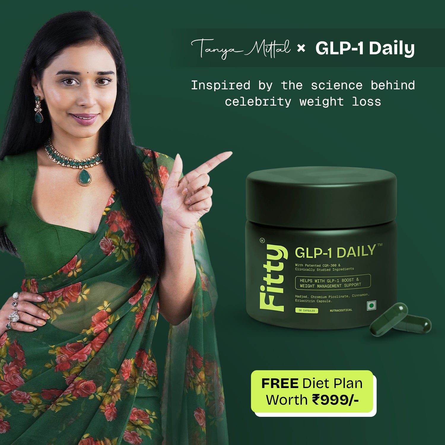 GLP-1 DAILY™ | Celebrity-Inspired Routine | Clinically Tested | FREE 1-month Diet Plan
